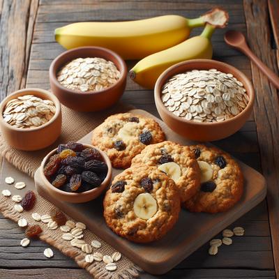 Image of Sugar Free Oatmeal Banana Raisin Cookies