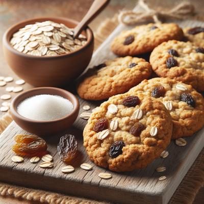 Image of Sugar Free Oatmeal Raisin Cookies