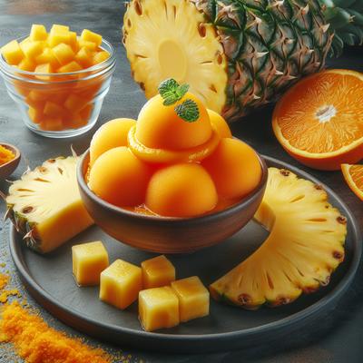 Image of Sugar Free Orange Pineapple Sherbet