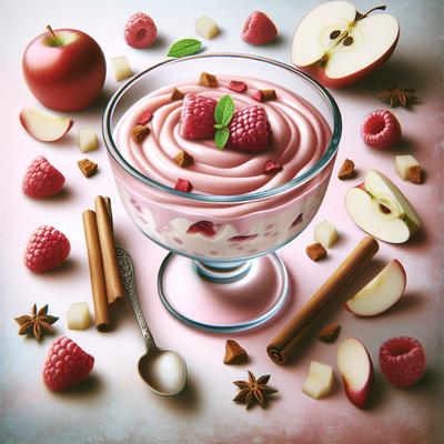 Image of Sugar Free Raspberry Applesauce Pudding