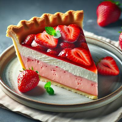 Image of Sugar Free Reduced Fat Strawberry Cream Pie