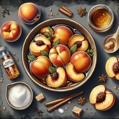 Image of Sugar Free Slow Cooker Peaches