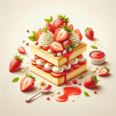 Image of Sugar Free Strawberry Shortcake Dessert