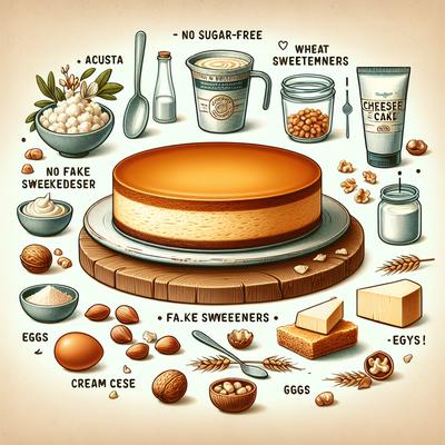Image of Sugar Free Wheat Free No Fake Sweeteners Cheesecake