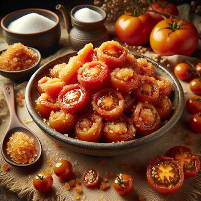 Image of Sugar Glazed Fried Tomatoes