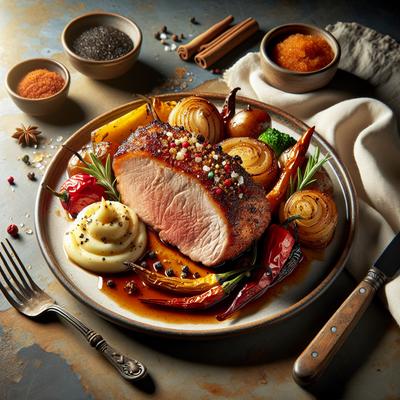 Image of Sugar N Spice Pork Tenderloin from the James Beard House