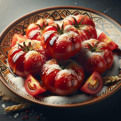 Image of Sugar Salt Vinegar Red Tomatoes
