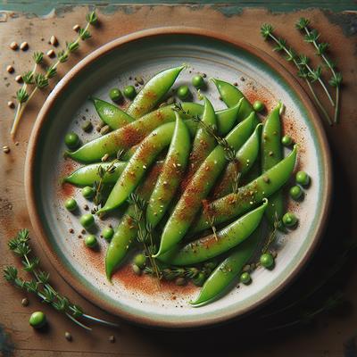 Image of Sugar Snap Peas with Cumin and Thyme