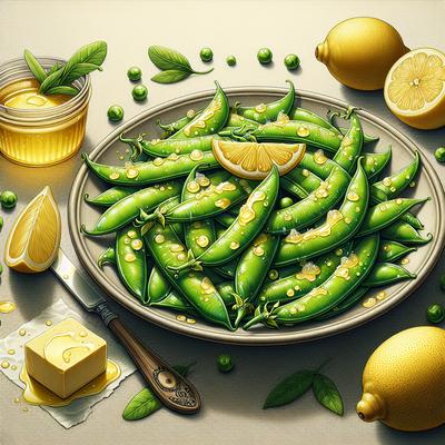 Image of Sugar Snap Peas with Lemon Butter