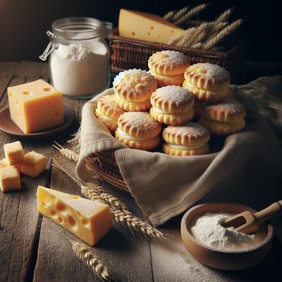 Image of Sugared Cheese Biscuits