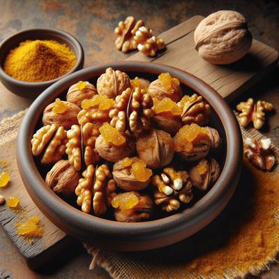 Image of Sugared Curry Walnuts