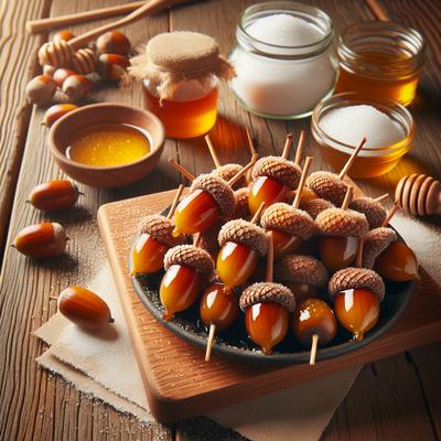 Image of Sugared Honeyed Acorns