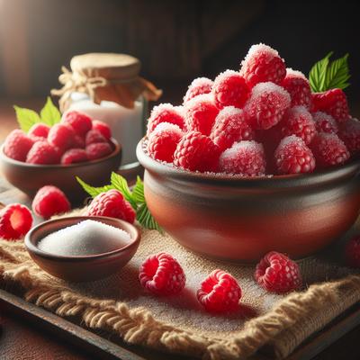 Image of Sugared Raspberries