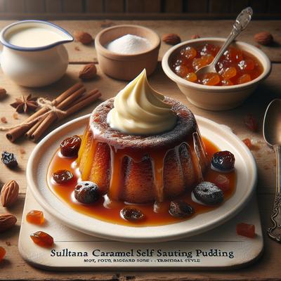 Image of Sultana Caramel Self Saucing Pudding