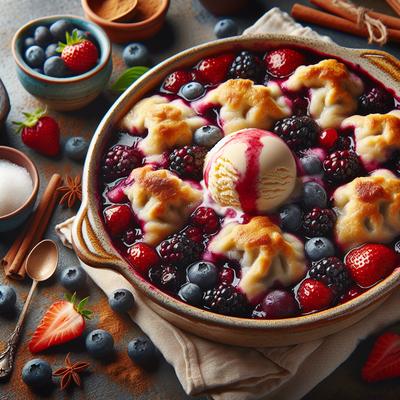 Image of Summer Berry Dumpling Cobbler