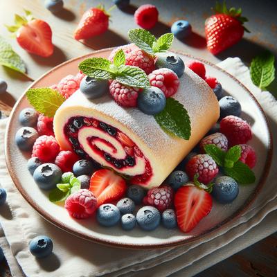 Image of Summer Berry Roll