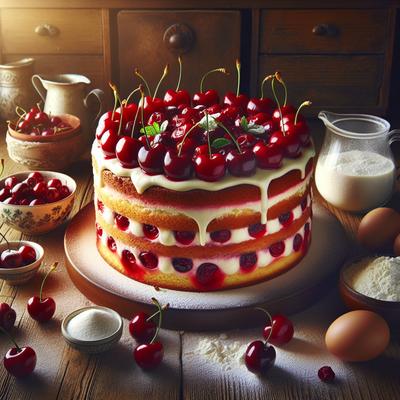 Image of Summer Cherry Cake