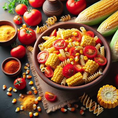 Image of Summer Corn and Tomato Pasta