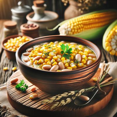 Image of Summer Corn and White Bean Soup