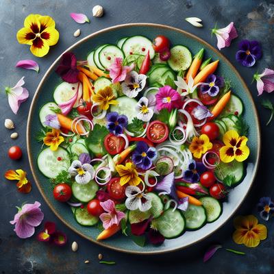 Image of Summer Flower Salad
