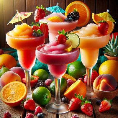 Image of Summer Fruit Daiquiris Alcohol or Non Alcohol