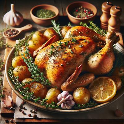 Image of Summer Herb Roast Chicken