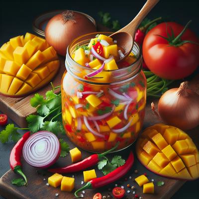 Image of Summer Mango Salsa Canning Recipe