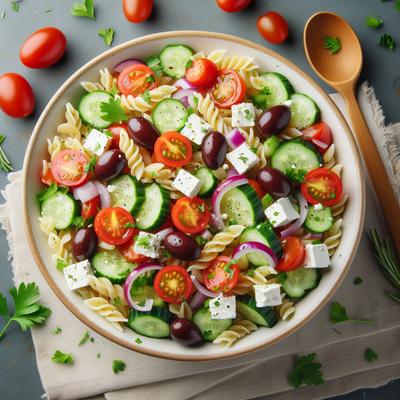 Image of Summer Orzo Feta Pasta Salad