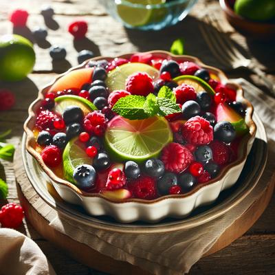 Image of Summer Perfection with Lime and Berries