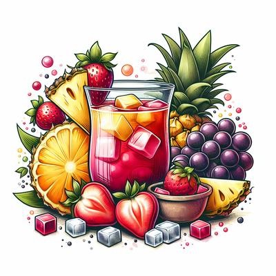Image of Summer Punch Pineapple Strawberry Grape Juice