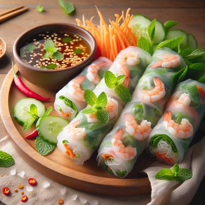 Image of Summer Rolls W Vietnamese Dipping Sauce