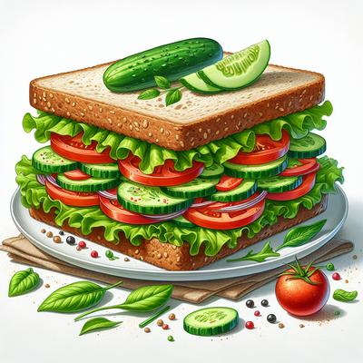 Image of Summer Salad Sandwich