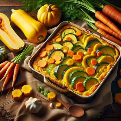 Image of Summer Squash and Carrot Casserole