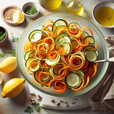 Image of Summer Squash and Carrot Ribbon Salad
