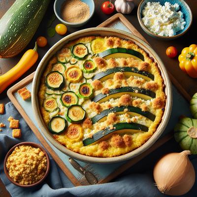 Image of Summer Squash Cottage Cheese Gratin
