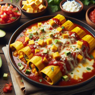 Image of Summer Squash Enchiladas