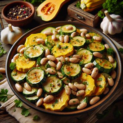 Image of Summer Squash White Bean Saut