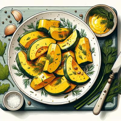 Image of Summer Squash with Dill