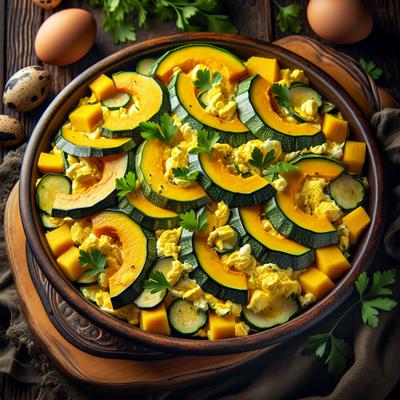 Image of Summer Squash with Eggs