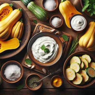 Image of Summer Squash with Sour Cream