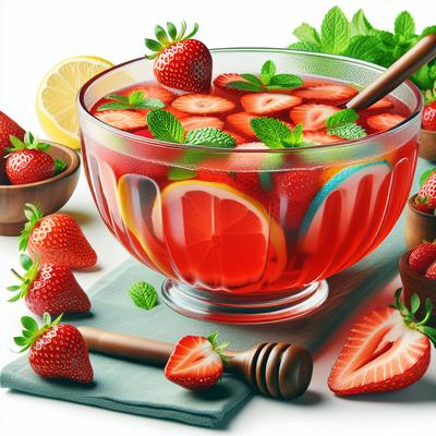 Image of Summer Strawberry Punch Alcoholic or Non