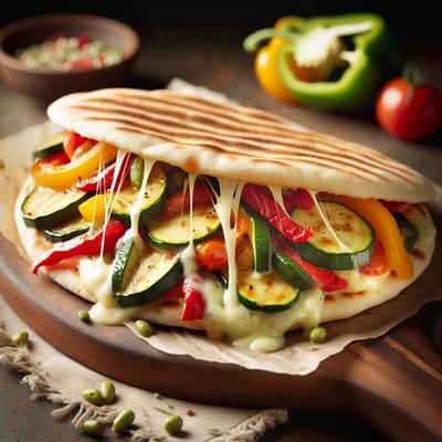 Image of Summer Time Veggie Pita Melt