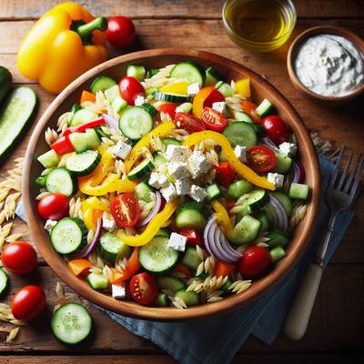 Image of Summer Vegetable and Orzo Salad