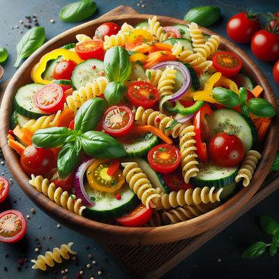 Image of Summer Vegetable Pasta Salad