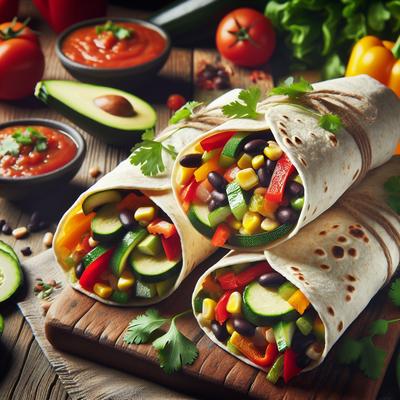 Image of Summer Veggie Burritos