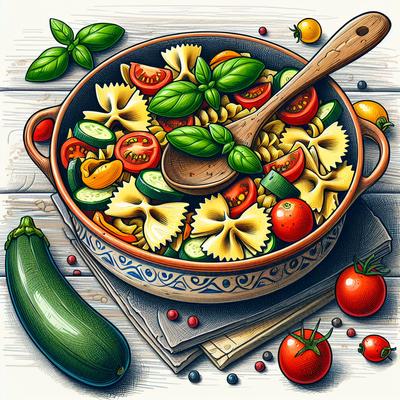 Image of Summer Veggies with Farfalle