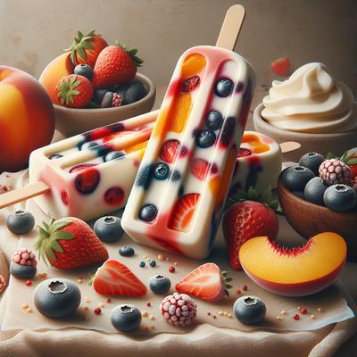 Image of Summer Yogurt Fruit Pops
