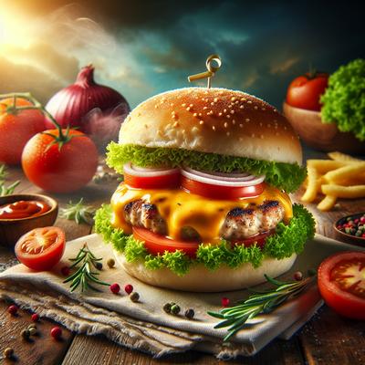 Image of Summertime Cheesy Turkey Burgers