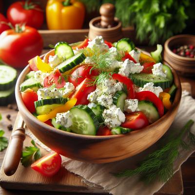 Image of Summertime Cottage Cheese Salad