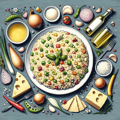 Image of Summertime Risotto Risotto Allestate
